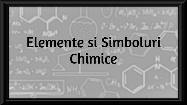 Elemente și Simboluri